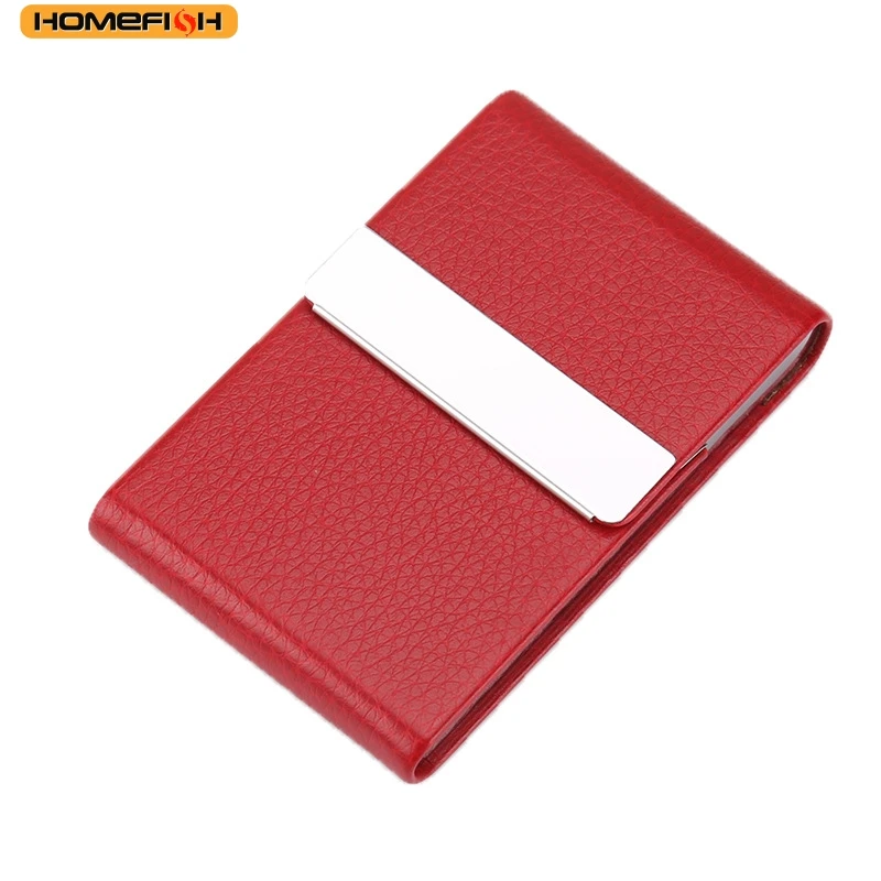 HOMEFISH Anti-theft Mini Card Case with Cover, New Fashion Unisex Holder for Credit ID & Smart Cards