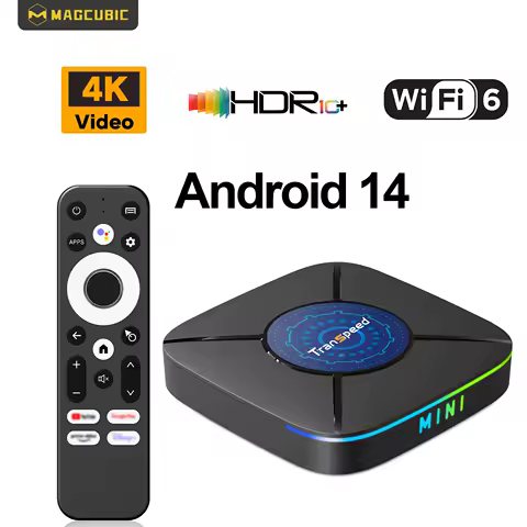 Magcubic K8 ATV Android 14 TV BOX RK3518 With Voice Assistant TV Apps Wifi6 HDR10 Quad Core Cortex A53 Support 4K Video BT5.0