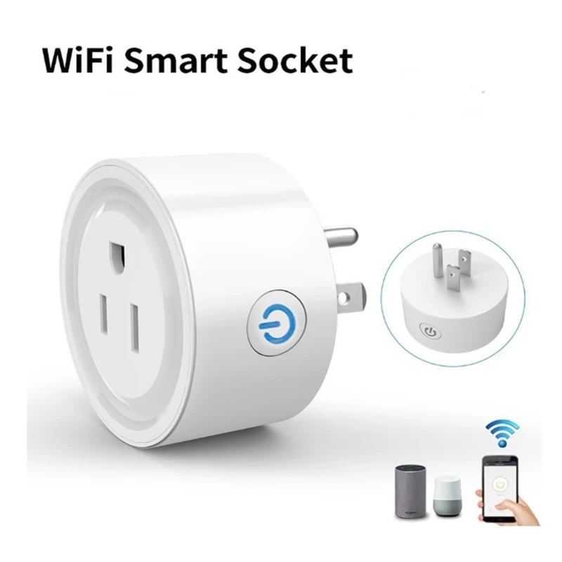 20A Heavy Duty Plug With WiFi App Control EU Standard Socket High Power Socket Outlet M4YD