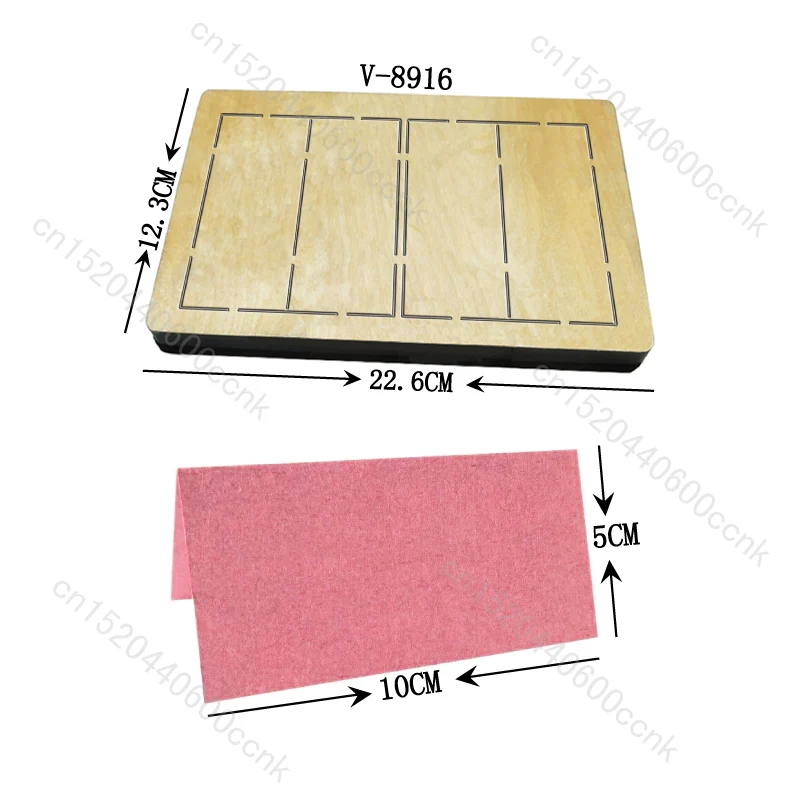 

Wooden Cutting Dies for Scrapbooking, New Card, Multiple Sizes, V-8916