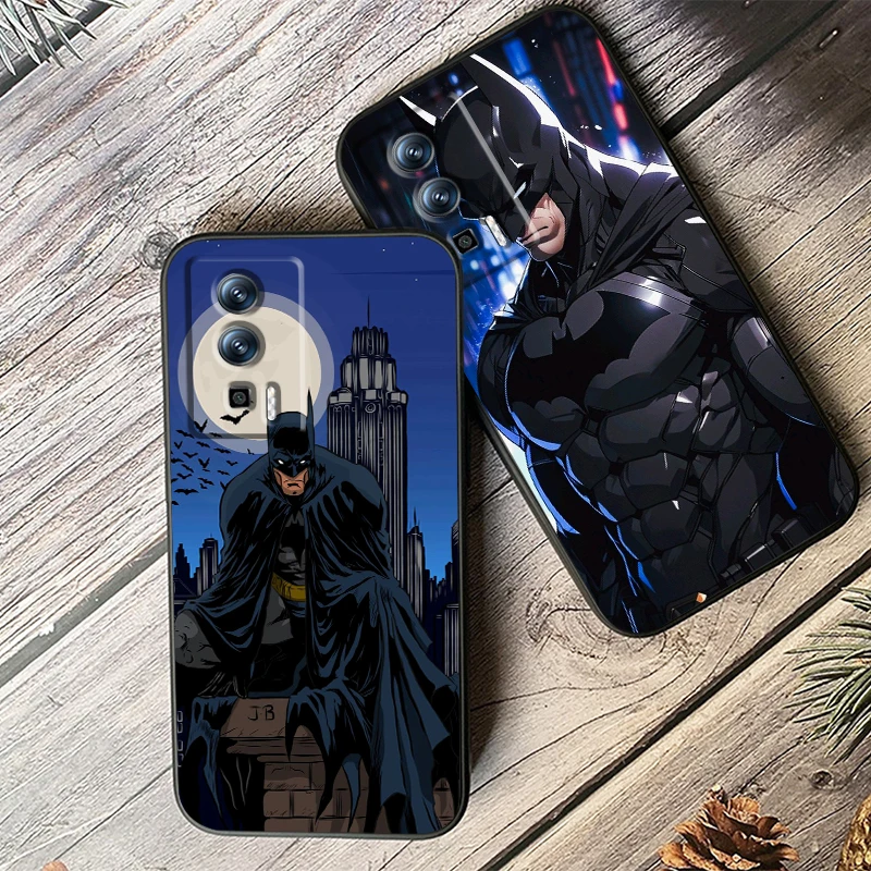 B-Batmans Art Popular Cool For Xiaomi Redmi 9A 9C 9AT 10C 9 9T 10 12C 13C A3 12 K60 A1 K50 K40 5G Black Soft Phone Case