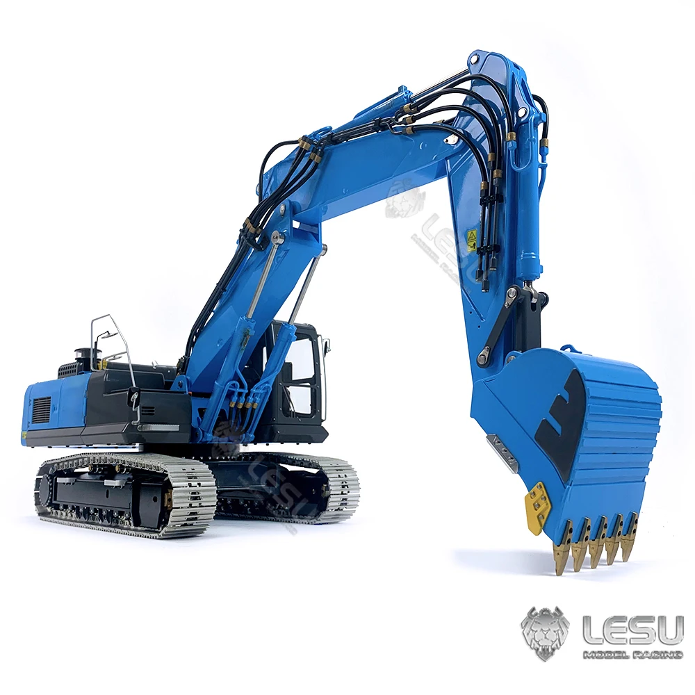 LESU 1/14 RC Metal Hydraulic Excavator ET36L 3-arm Digger Painted Assembled Model Light System TOUCAN HOBBY Toy for Boy THZH1575