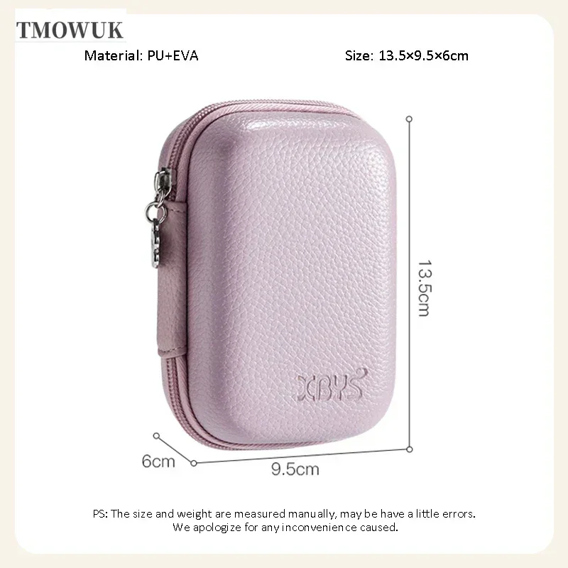 

For Accessories SD Card PU Leather Hard Shell Digital Camera Case Small Travel Cameras Storage Holder
