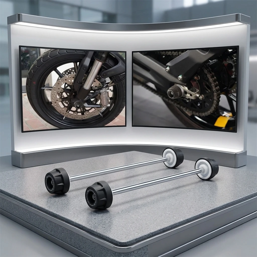 

for DUCATI Scrambler 800 1100 Sport Pro 2018-2025 Motorcycle Spindle Protection Cover Axle Set