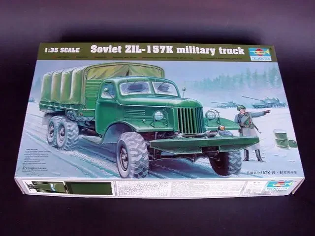 

Комплект пластиковой модели военного грузовика Trumpeter 01003 1/35 ZIL-157K