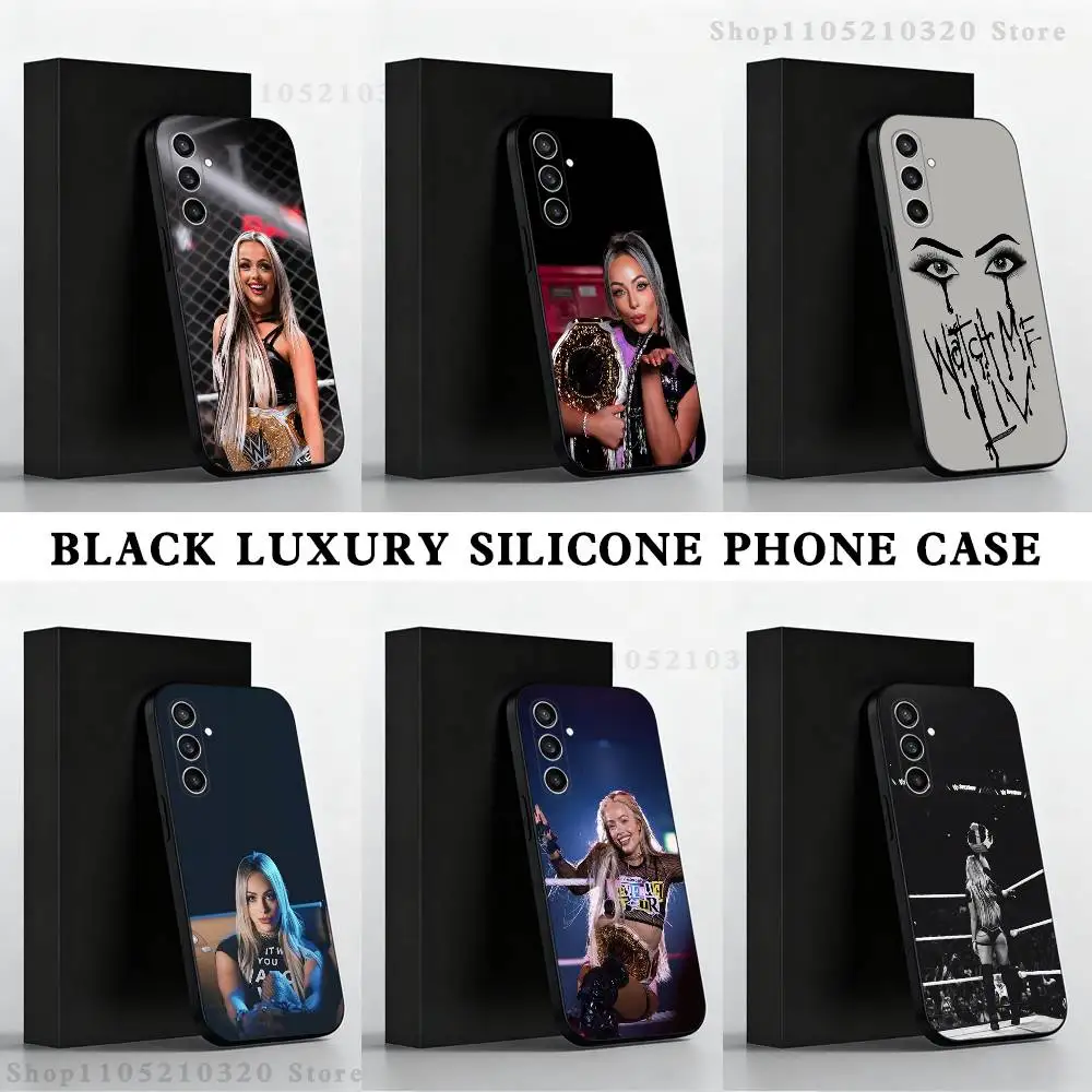 

W-WWE L-Liv Morgan Phone Case For Samsung S25,S24,S21,S22,S23,S30,Ultra,S20,Plus,Fe,Lite,Note,10,9,5G Black Cover