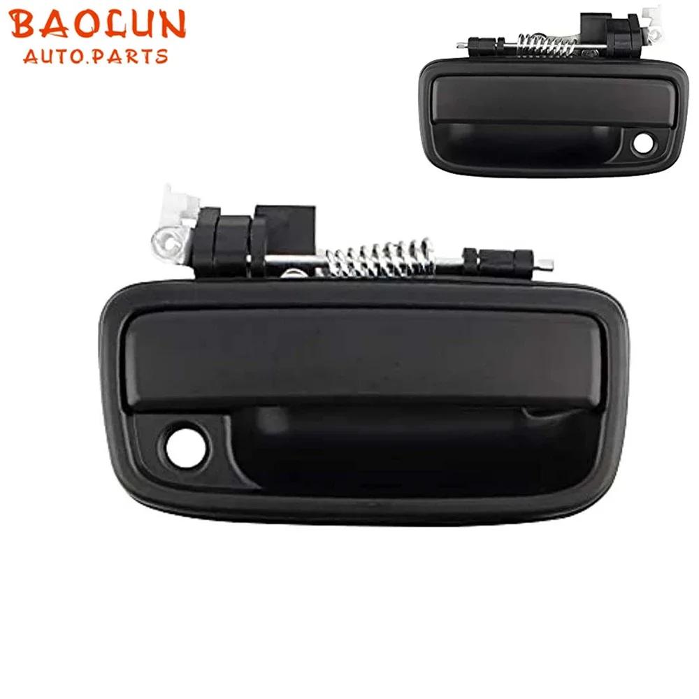 

BAOLUN 69220-35020 69210-35020 Внешняя ручка двери, черная пара, левая и правая для Toyota Tacoma 1995-2004 Hilux 02-12