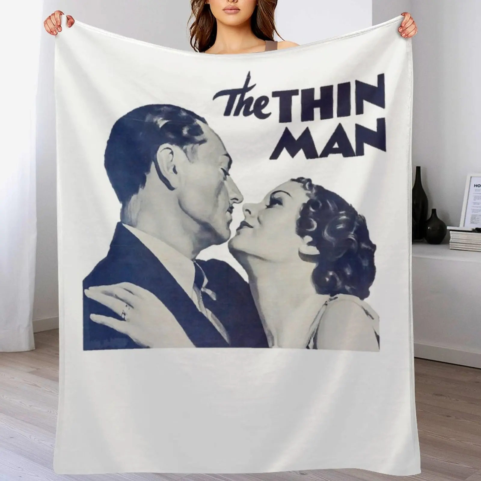 

Thé Thín Mán Móvíé Póstér Throw Blanket