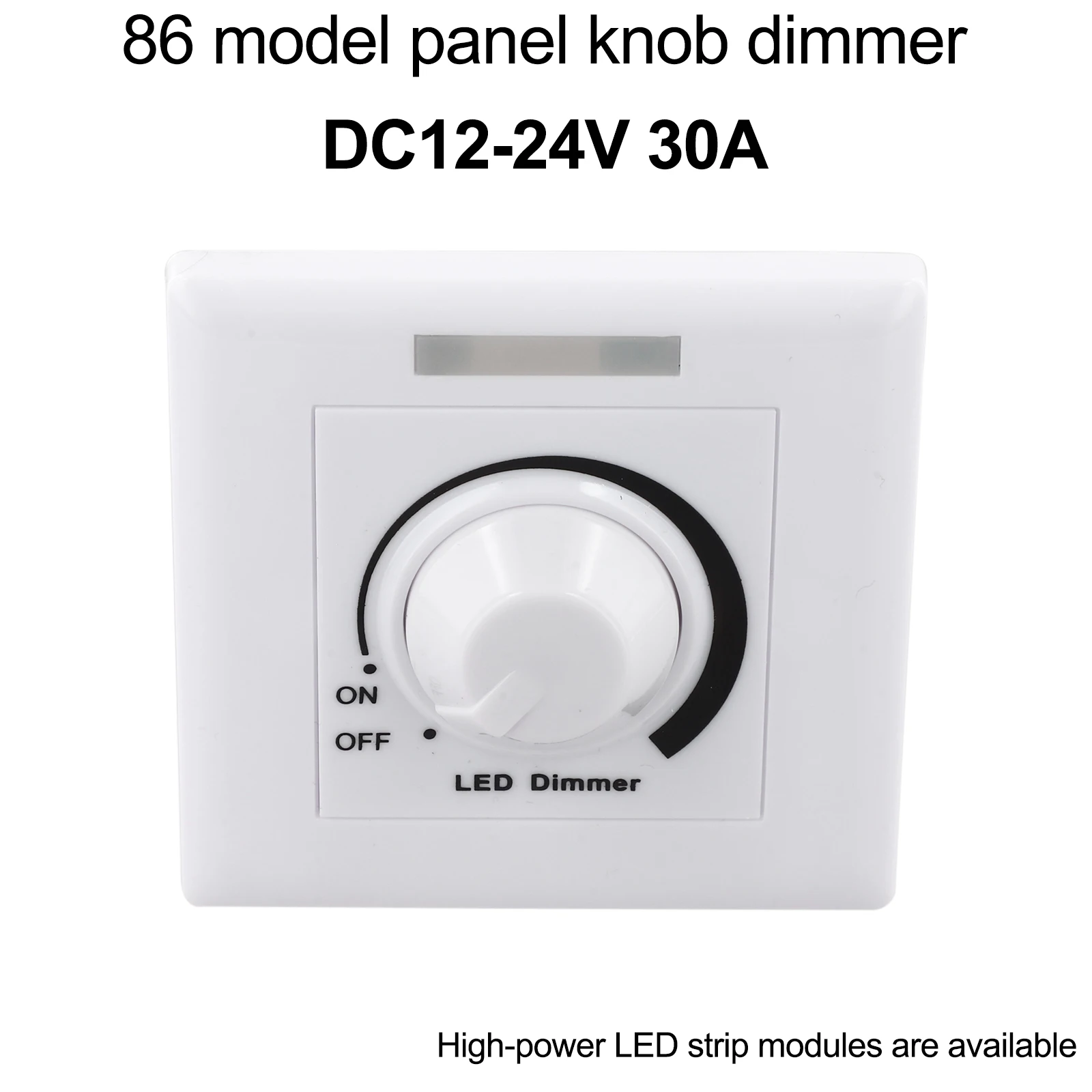 Single Color LED Dimmer Controller for 12V24V Strips Advanced Dimming Technology for Enhanced Lighting Control