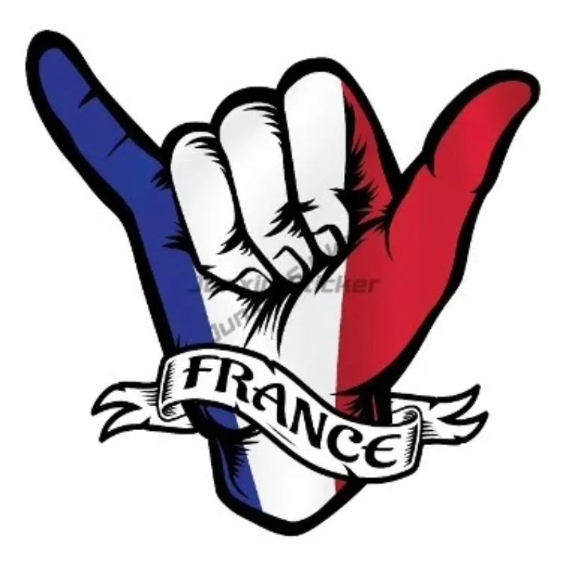 France Flag Map Car Stickers Decoration Accessories Decal