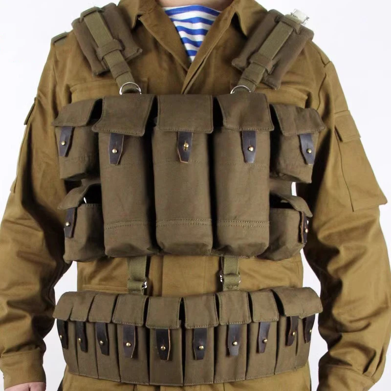 Russian Lifchik Tactical Vest Soviet R22 Chest Hanging Rig Outdoor Tactical Chest Hanger Airsoft Magazine Pouch Combat Equipment