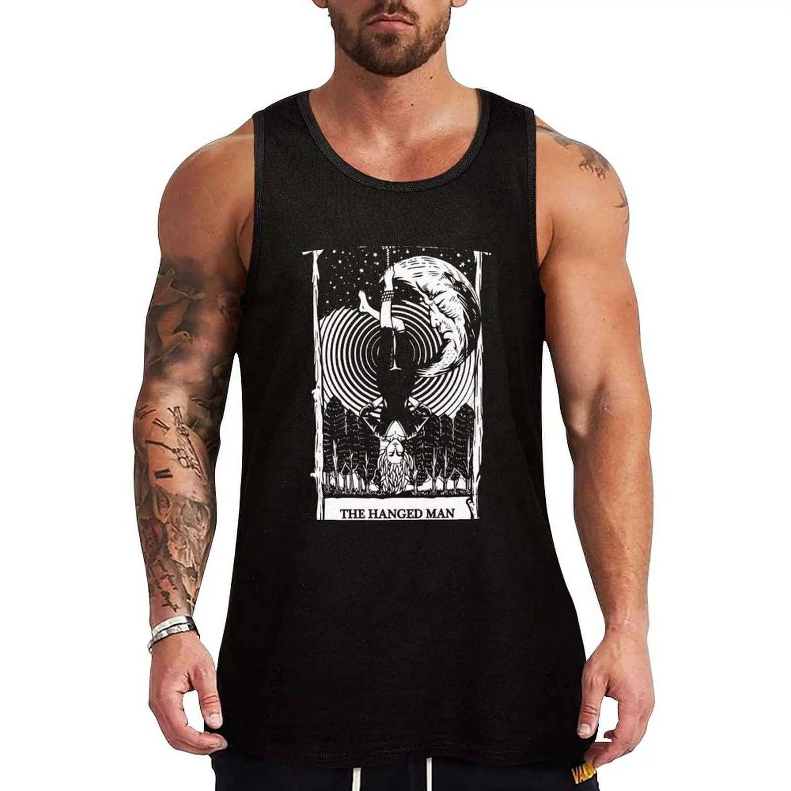 The Hanged Man Tank Top Men's summer t-shirt gym accessories man Men's clothes luxury style