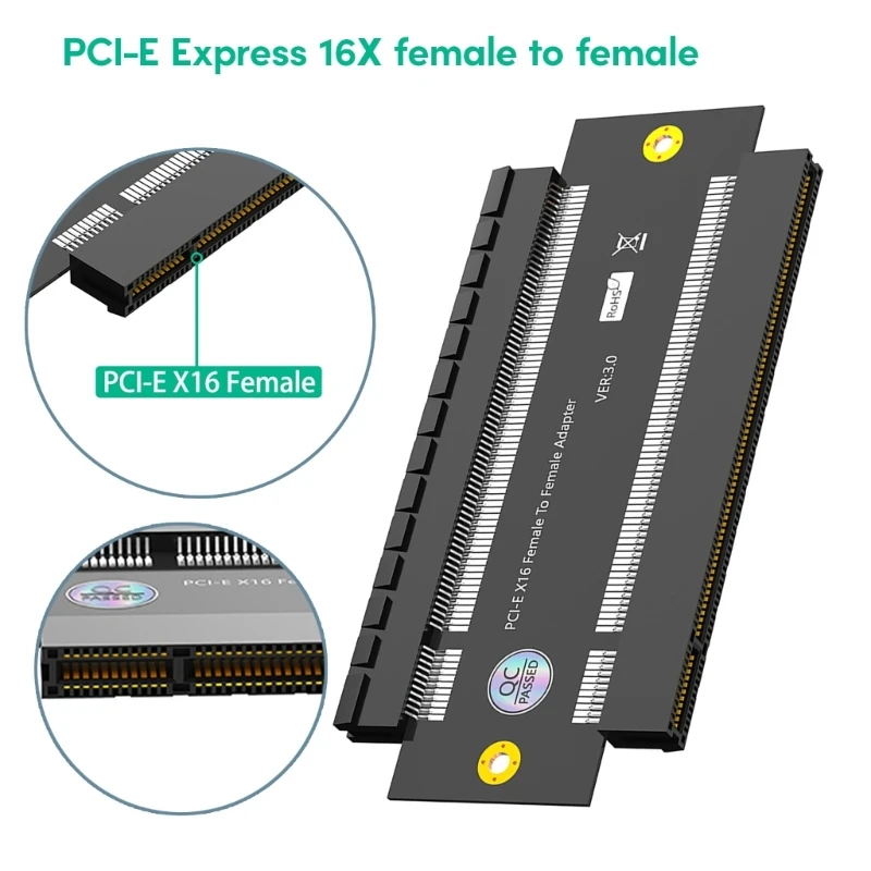 Scheda convertitore extender PCIExpress3.0 da 16X a 16X per computer industriali Connettore PCIE3.0 X16 F19E