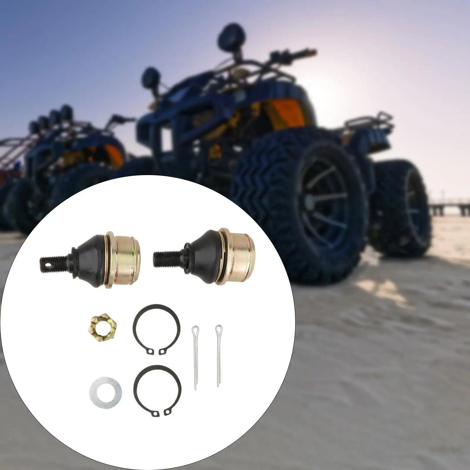 

2x 59266-0738 ATV UTV Easy to Install Repair Garage Accessories Ball Joints for Kawasaki Kaf620 Mule 4010 4x4 SE 2017-2024