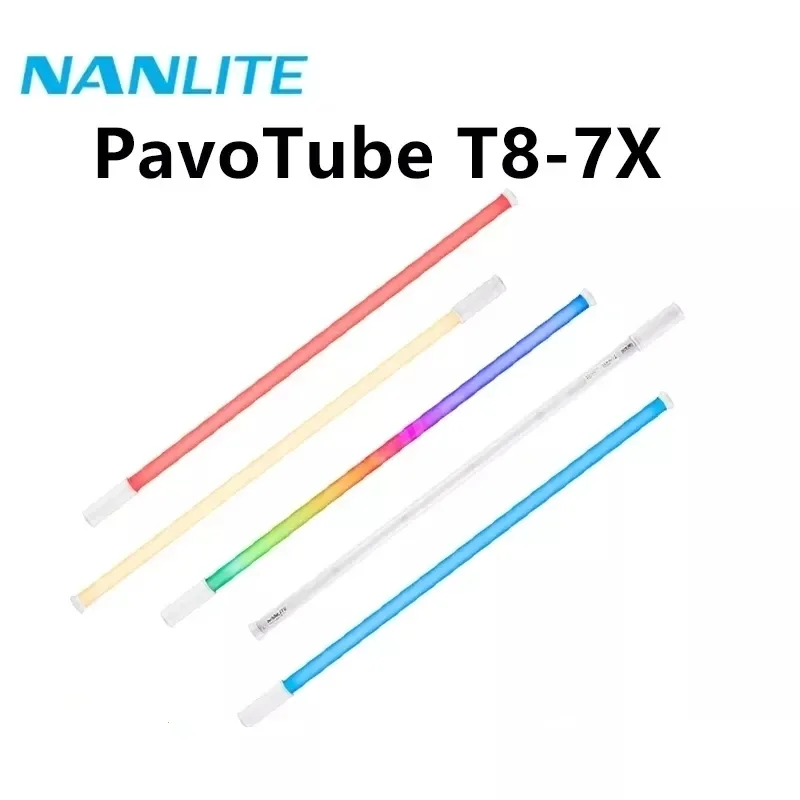 nanlit PavoTube T8-7X Nanguang LED Soft Light Tube Portable Handheld Photography Lighting Stick pk Pavotube II 15x 30x