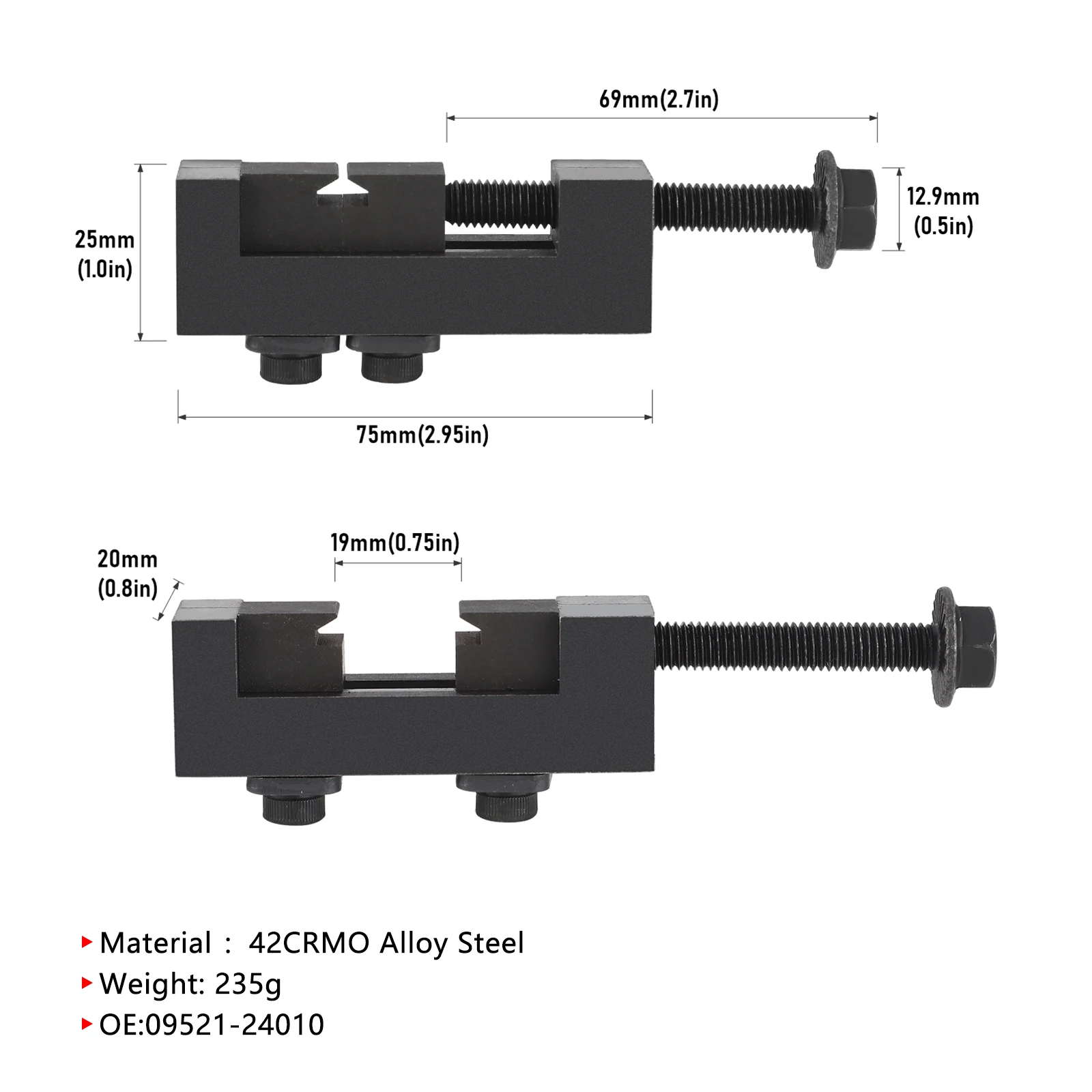 Drive Shaft Clamping Tool Dust Cover DriveShaft CV Boot Clamp Tool Replacement For Toyota For Lexus Removal Tool