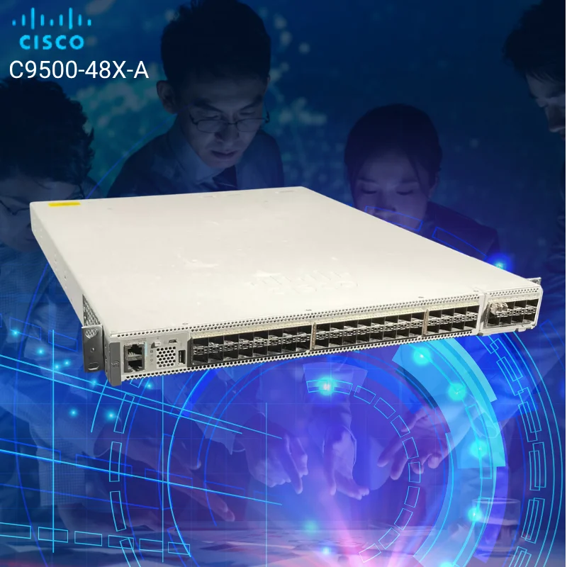 For C9500-48X-A Core Switch 48-Port 10G SFP+ Layer 3 Network Device 1 Year Warranty QoS Brand New Stock Ready Ship Globally