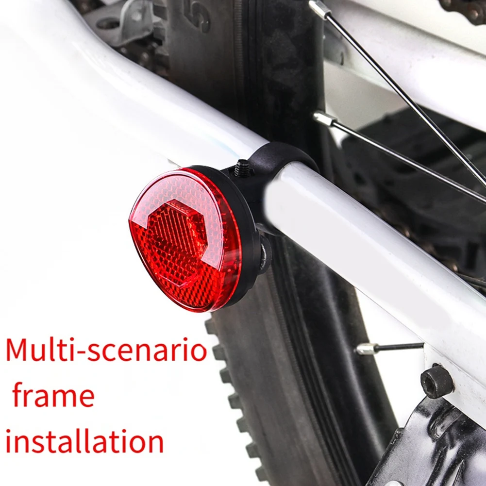 For Air Tag Bike Reflective Tail Light Bicycle Rack for AirTag Tail Safety Warning Lamp Bike Rear Reflector Red