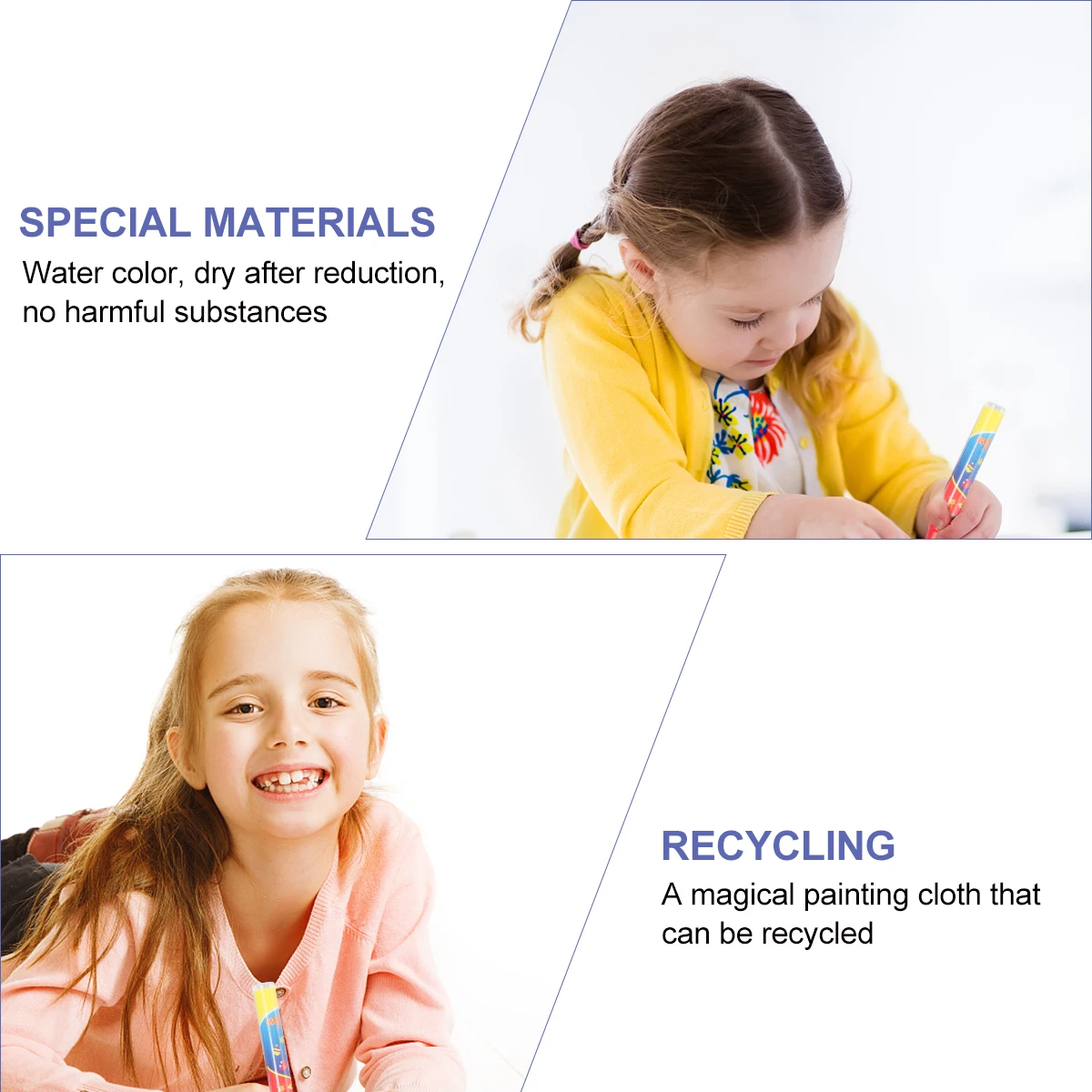 

1Pcs Kids Painting Cloth Green Cartoon Style Portable Eco Friendly Drawing Cloth Graffiti Board Creative Writing Painting