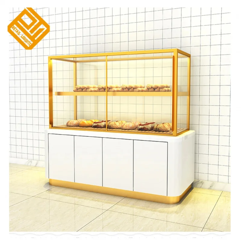 custom.Fixture Cake Cabinet Display Stand Multi Layer Sweet Bread Rack 2