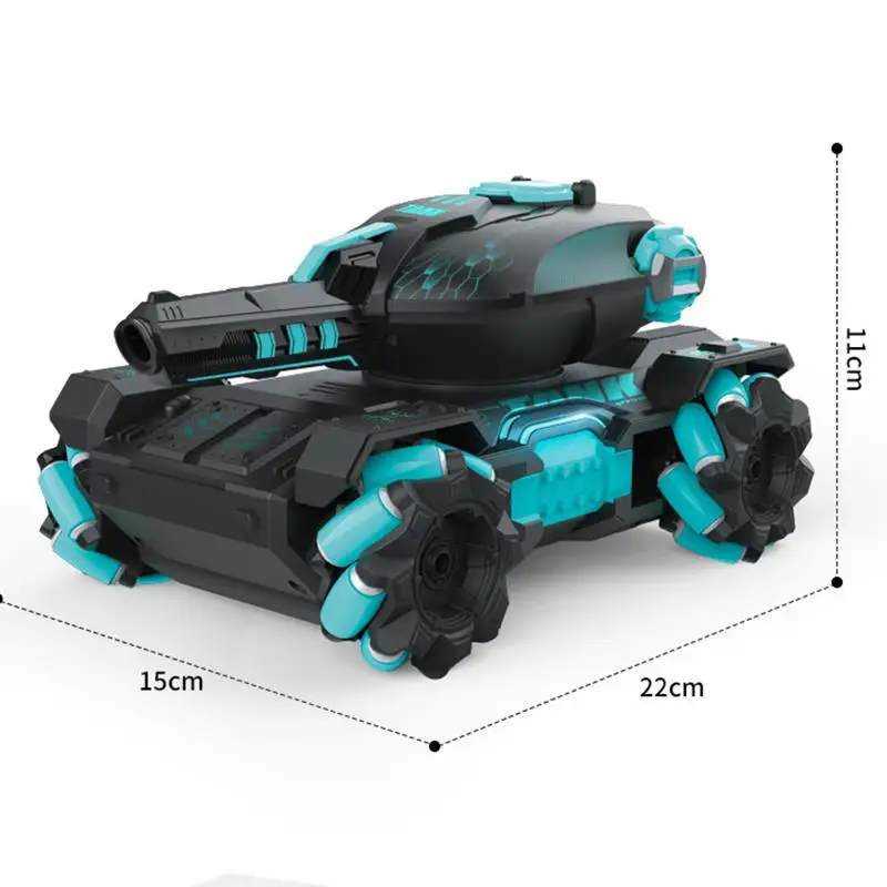 Kule wodne dla dzieci zbiornik Rc z bombą 2.4G sterowany radiowo samochód 4WD Crawler Water Bomb gesty kontroli zbiornika zabawki prezent