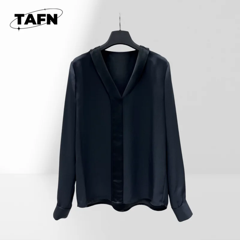 

Women's Button Down Shirt Color Block Casual Blouse Sleeve Comfortable Office Wear Ladies Business Shirt Turn Down Collar AH0146