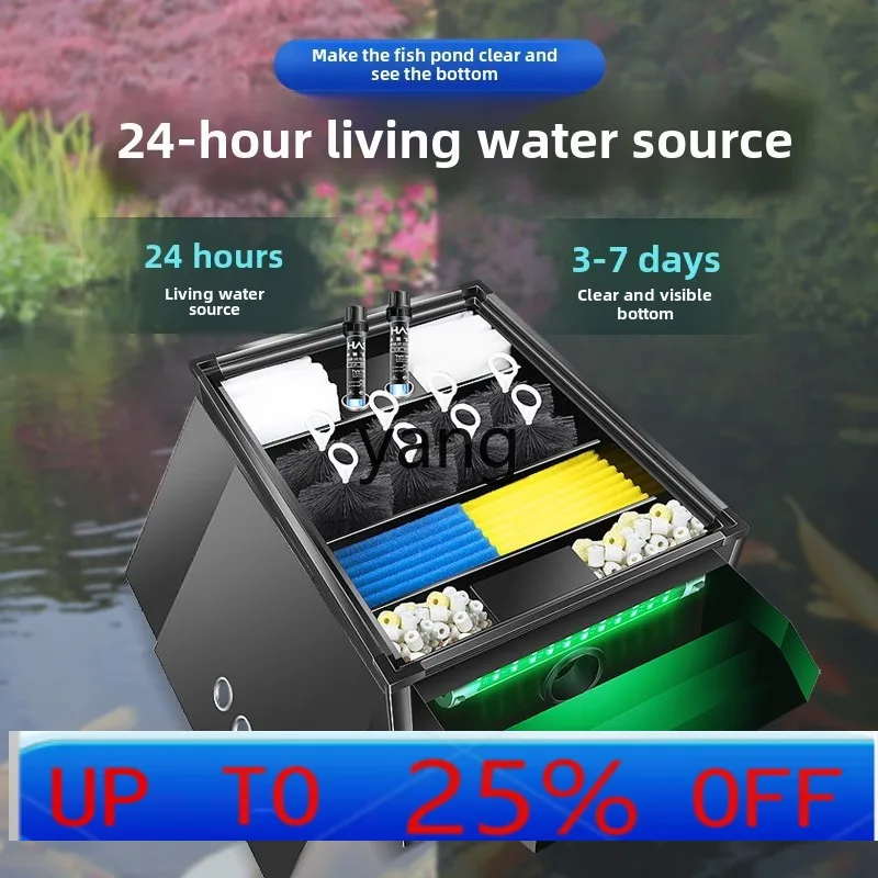 

Lmm filter device waterfall outlet filter turnover box external pool water circulation system