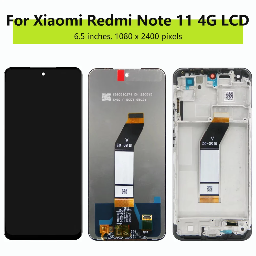 Note11 4G Super AMOLD LCD Display Screen For Xiaomi Redmi Note11 4G Premium LCD Display with Touch Screen Digitizer 21121119SC