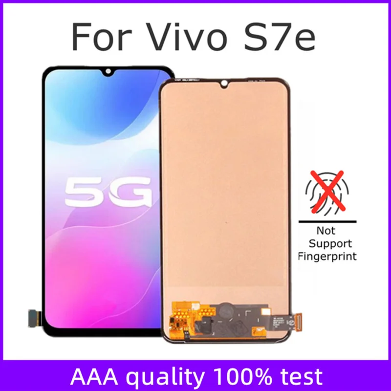 

6.44" TFT LCD For VIVO S7e 5G LCD Display Touch Screen Assembly Replacement Accessory For VIVO V2031A LCD