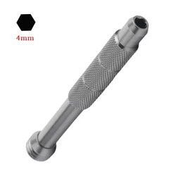 Aluminum Alloy Screwdriver Handle / Precision Magnetic Screwdriver Handle Holder / Repair Hand Tool For 4mm Hexagon Bayonet Bit