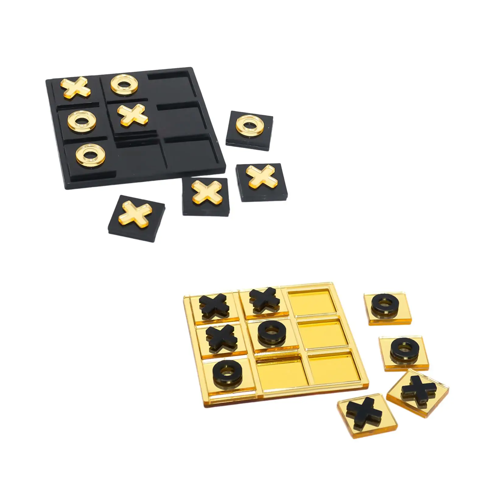 Acrylic Tic TAC Toe Game Strategy Games Coffee Table Games Board Games for Children Family Night Friends Gifts Goody Bag Fillers