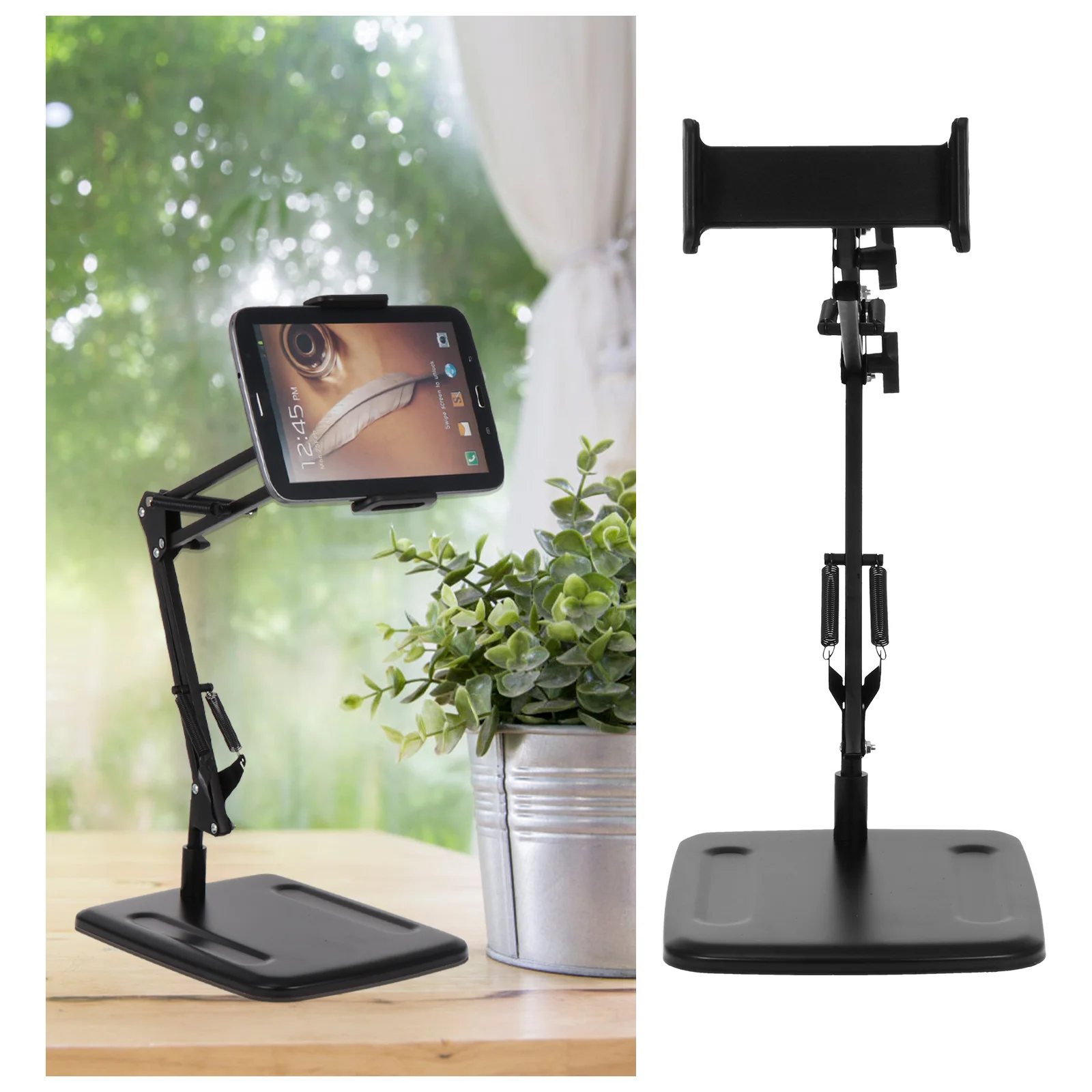 

Подставка для мобильного телефона в прямом эфире, складная черная многофункциональная подставка для планшета, регулируемая устойчивая подставка для телефона для онлайн-конференций, видео