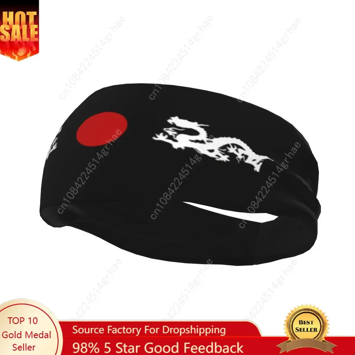 

Japanese Hachimaki Sports Headband Sweat Bandage Costume Ninja Samurai Bushido Karate Hair band Sweatband Sports Safety for Men