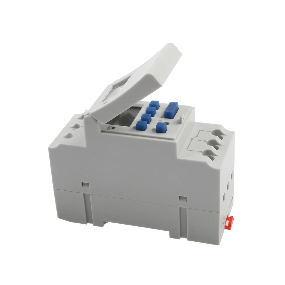 New Type Din Rail Weekly 7 Days Programmable Digital LCD 25(16)A Power TIME SWITCH Relay Timer Control AC 220V Lock electronic