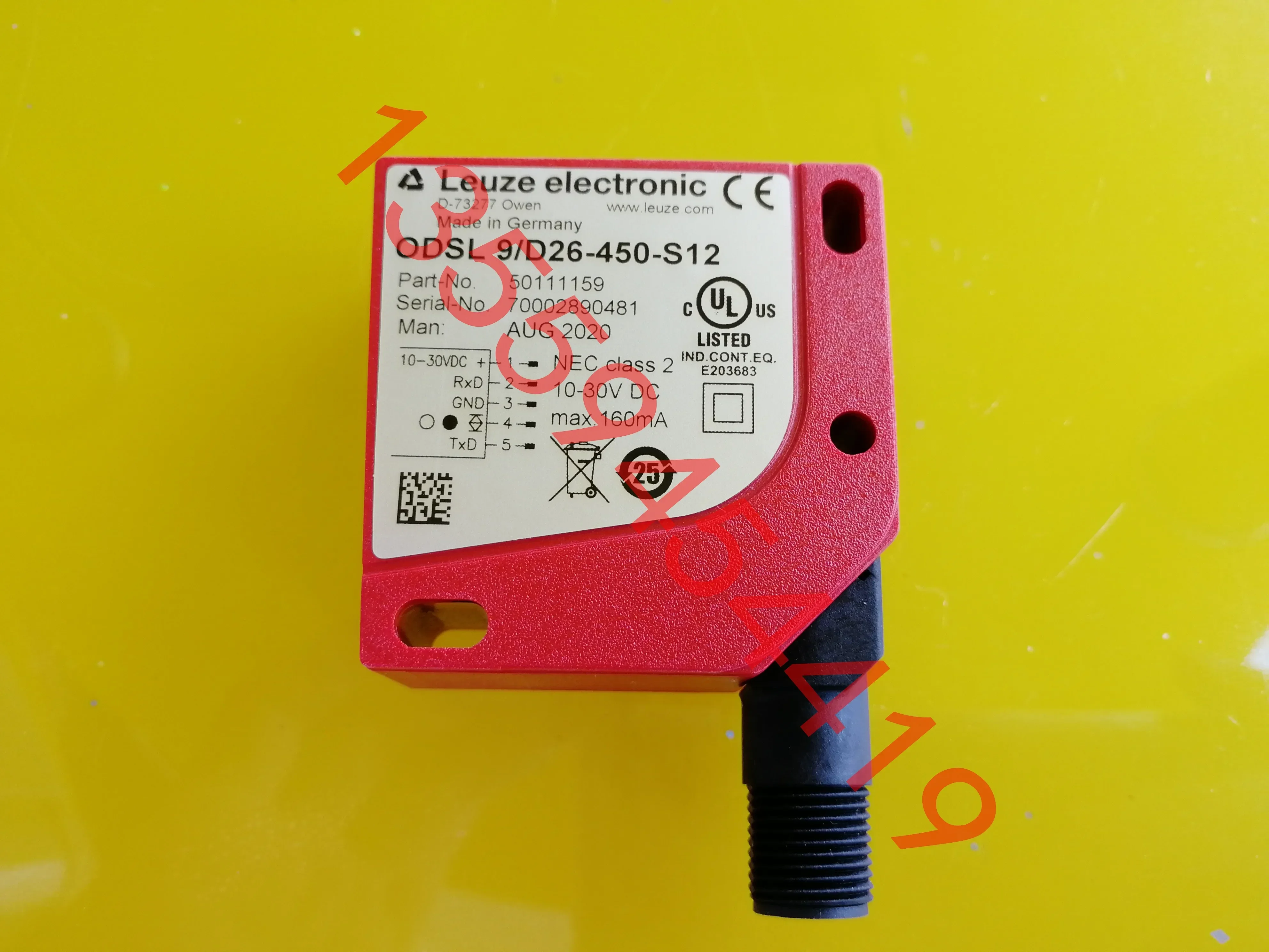 2026.4 LEUZE Labor-easy-to-measure Ranging Sensor ODSL 9/D26-450-S12 Genuine Postage Order 50111159