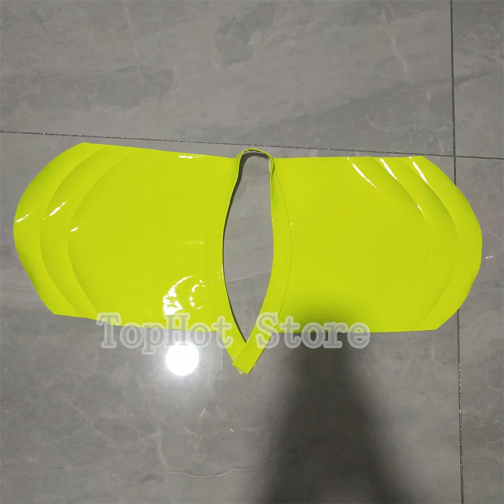 Silver Shoulder Pads Vest Fluorescent Yellow Flying Shoulder Armor Stage Performance Accessories Dance Costume for Women Dancer