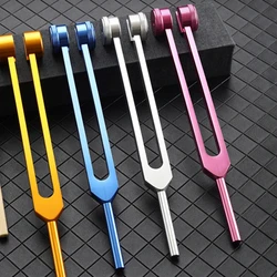 256 Hz Tuning Fork Medical Healing Instrument Aluminum with Wood Hammer A Repair Tool Human biofield diapa son