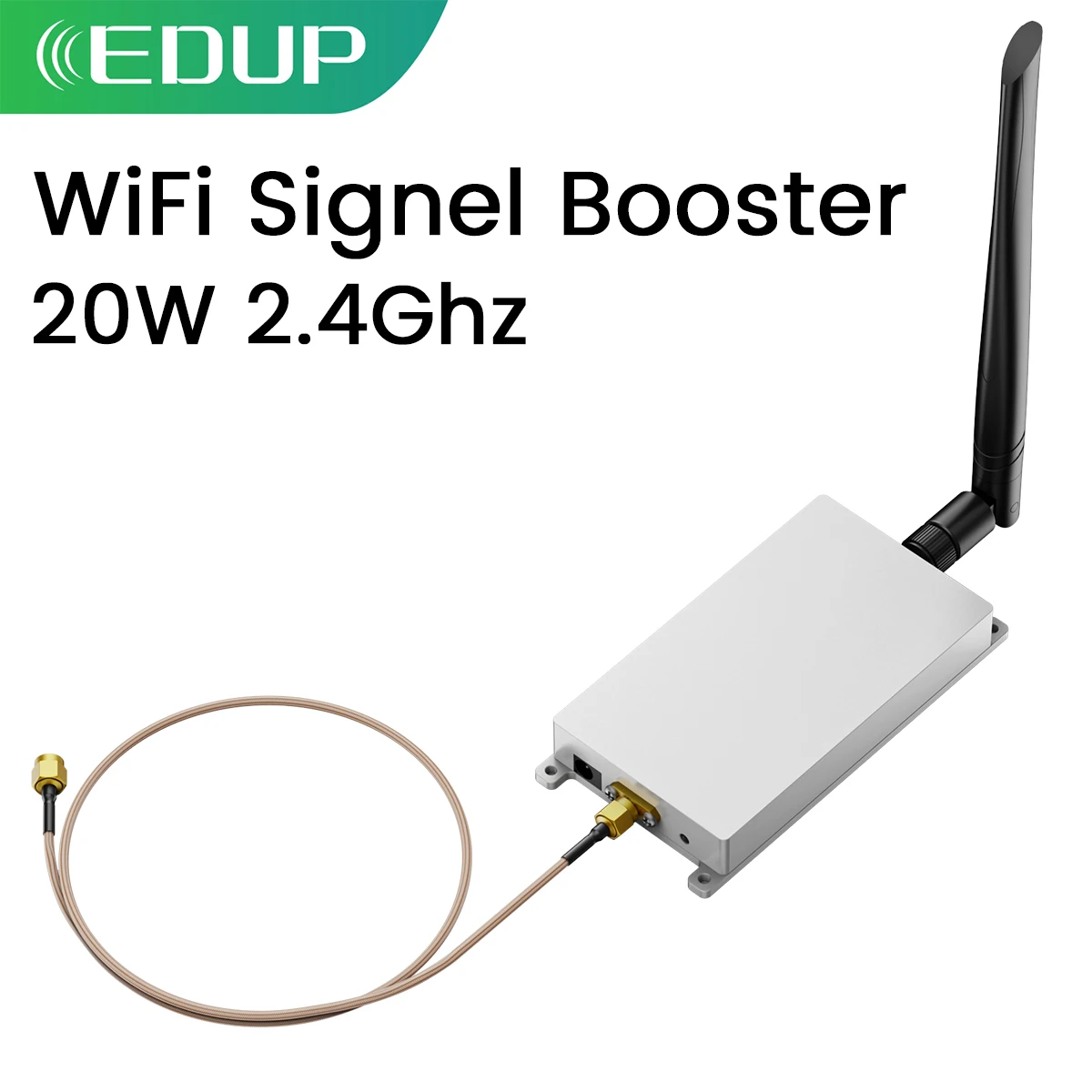 EDUP  20W High Power Amplifier Long Range Wi-fi Repeater 2.4Ghz WiFi Signal Booster Strong Signal 20W Wifi Extender For DronE