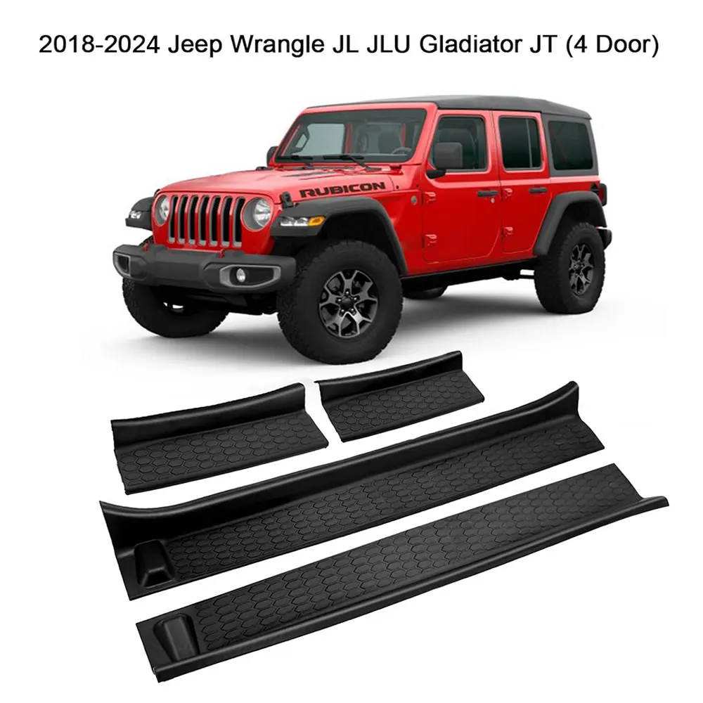 4Pcs Car Door Sill …