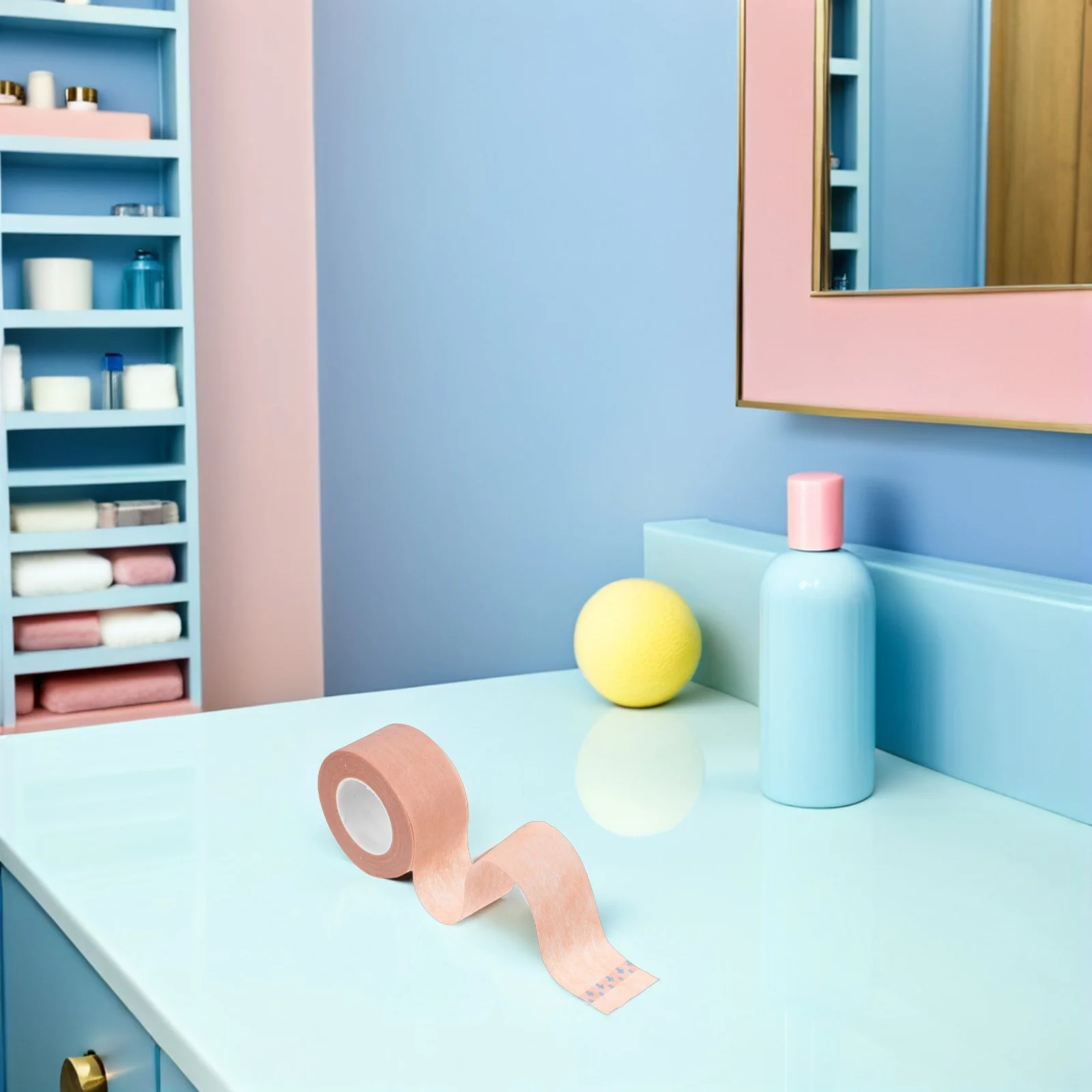 ملصقات غير مرئية لرفع العين، شريط جفن من القماش غير العاكس للعيون المقلدة، التصاق طويل الأمد، مريح للتنفس