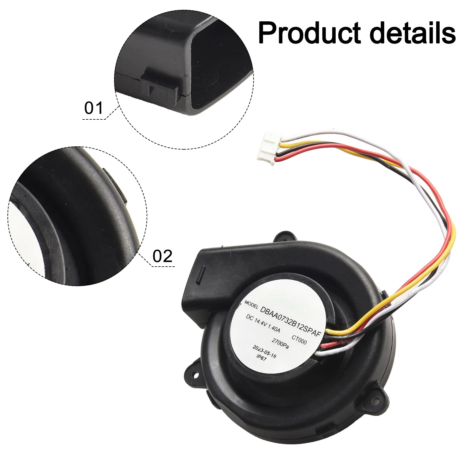 

Robust Robot Engine Ventilator Fan Motor For 360 S8 Plus Vacuum Cleaner Module Household Supplies Power Cleaning Tools Parts