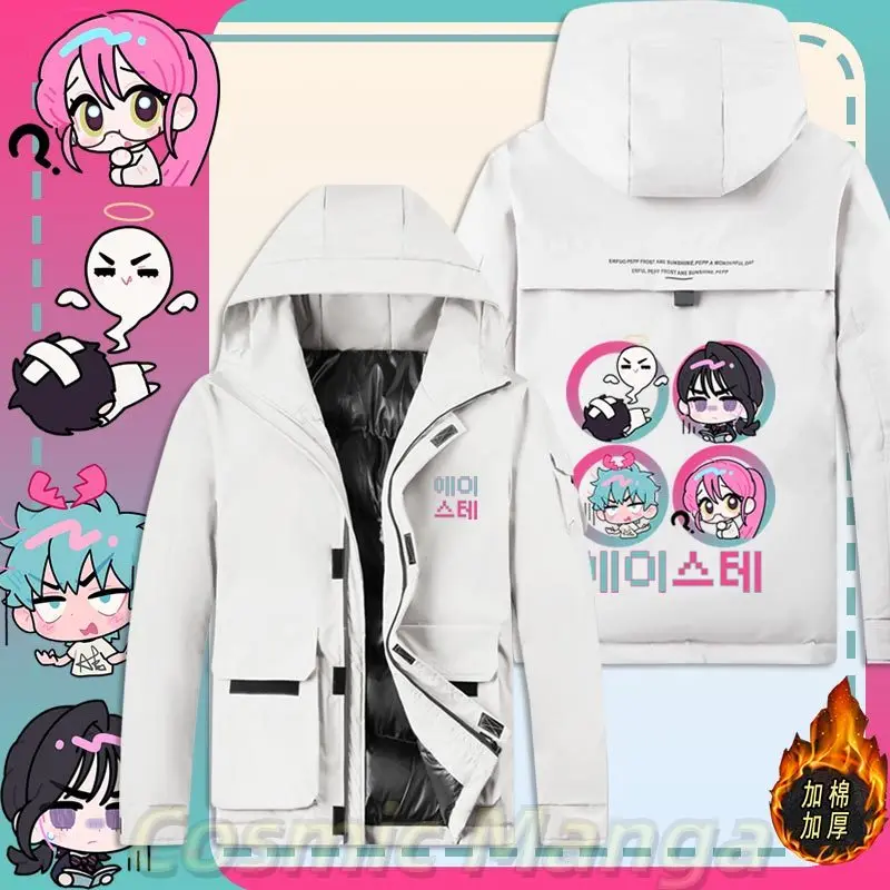 

Игра Alien Stage Косплей Зимняя куртка с длинными рукавами на хлопковой подкладке Повседневное пальто Толстовка Топ Костюм Игра Мужчина Женщина Хэллоуин