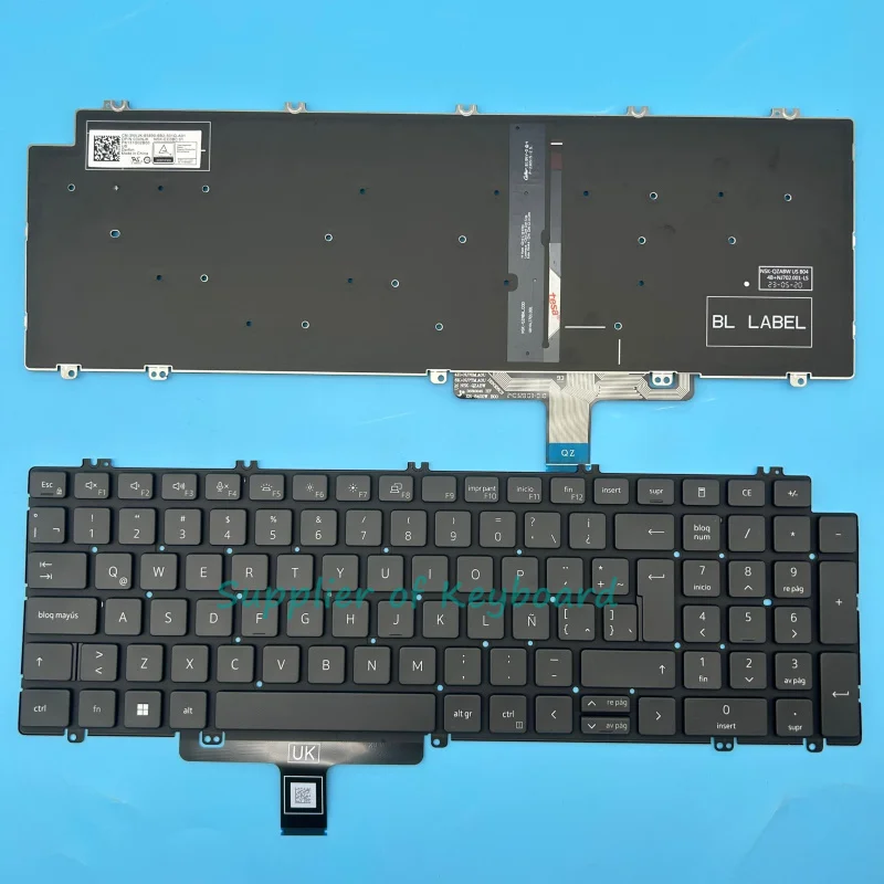 

NEW Latin Spanish Keyboard For DELL Latitude 5520 5521 5530 5531 Precision 3560 3561 3570 3571 Laptop