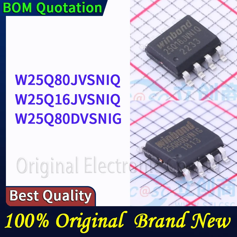 

W25Q80JVSNIQ W25Q16JVSNIQ W25Q80DVSNIG В наличии Оригинальные высококачественные товары