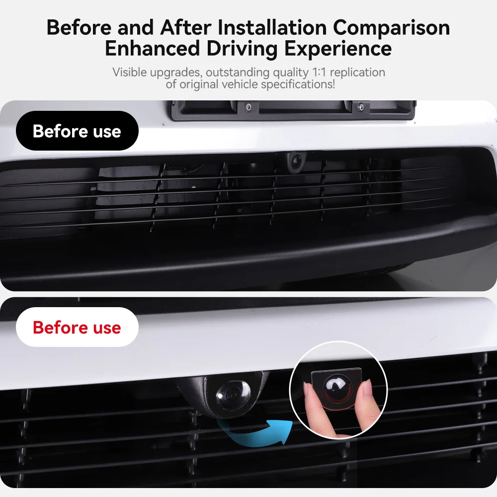 YZ ل تسلا نموذج Y العرعر عدسة الكاميرا الأمامية الحرس الغطاء الواقي مقاومة للخدش المضادة للبقع اكسسوارات السيارات 2025 جديد #2