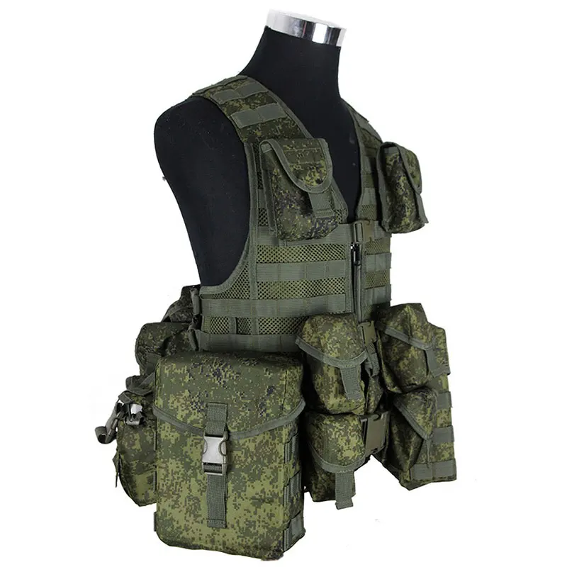 6 sh117 EMR Outdoor Hunting Combat Gear Attachment Molle Bag gilet tattico per abito russo 6 sh117 Combat Gear