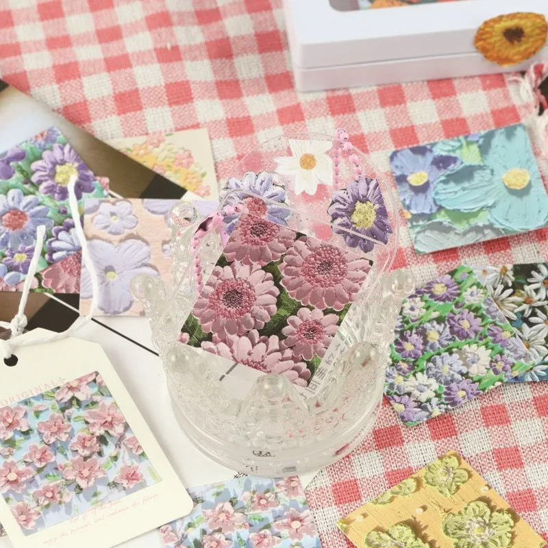 46 Pcs Flowers Stickers Decorative Sticker for Scrapbooking Diary Planner Album journal Phone Case Card Making Laptop Journaling