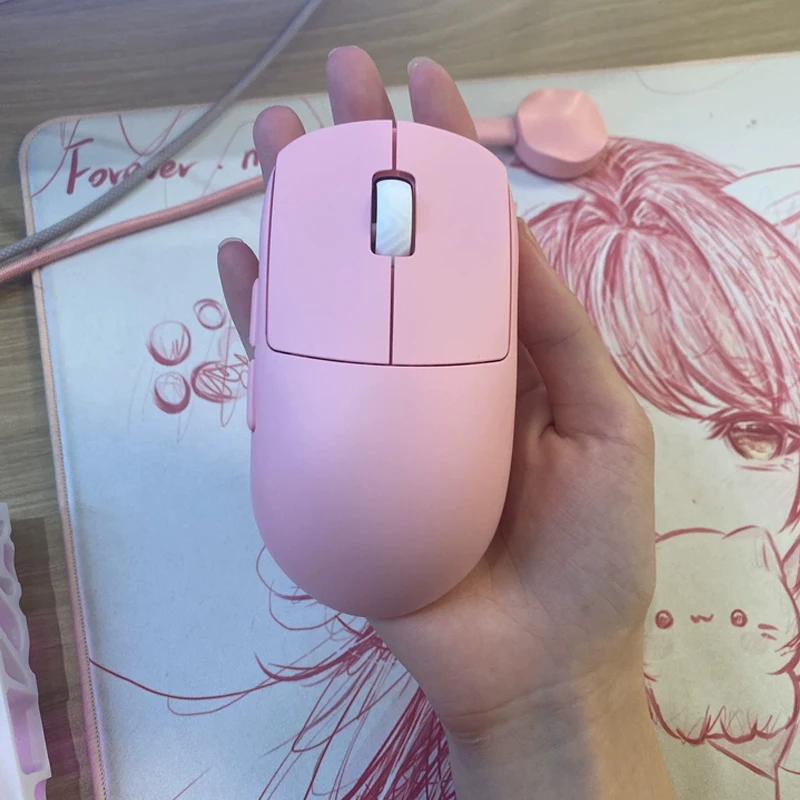 Scyrox V8s/V8 Lightweight Wireless 8K E-sports Mouse Nordic 54L15/Nordic 52840 Kaihua Optical Micro-motion New Pink Mouse