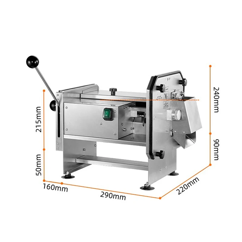 Kommerzielle Würfel maschine elektrisches Gemüse schneiden Karotten kartoffel Zwiebel voll automatisches Würfeln von Gemüse und Obst
