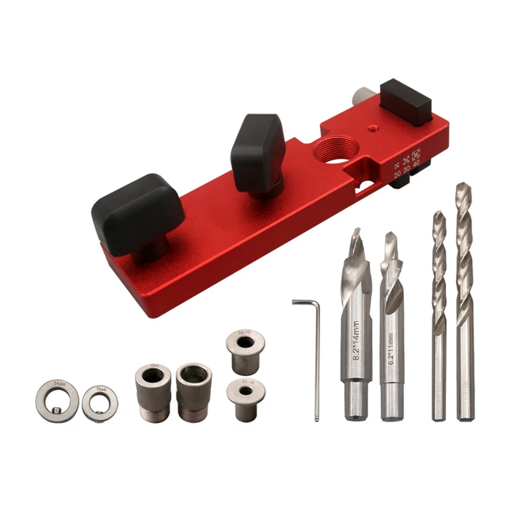 

Tapping Tool Red And Black Aluminum Profile Puncher DIY Projects Easy Alignment Flexible Drilling Options Innovative Tap Guiding